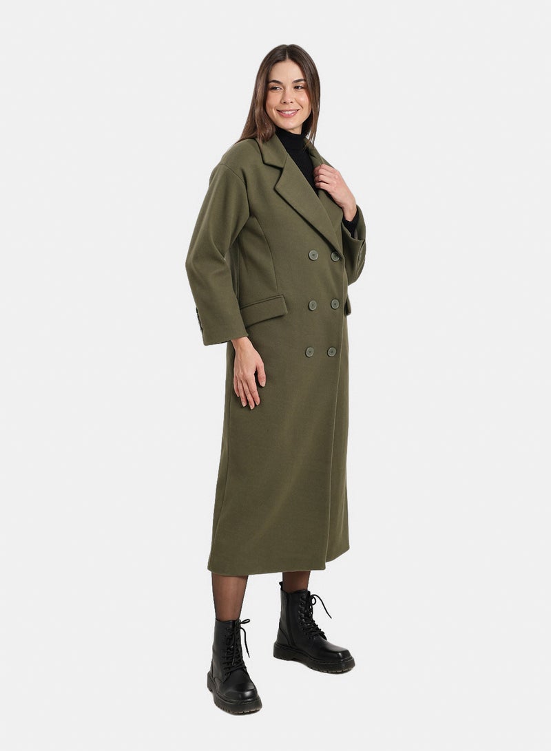 Clue Midi Coat With Notch Collar - Image 2